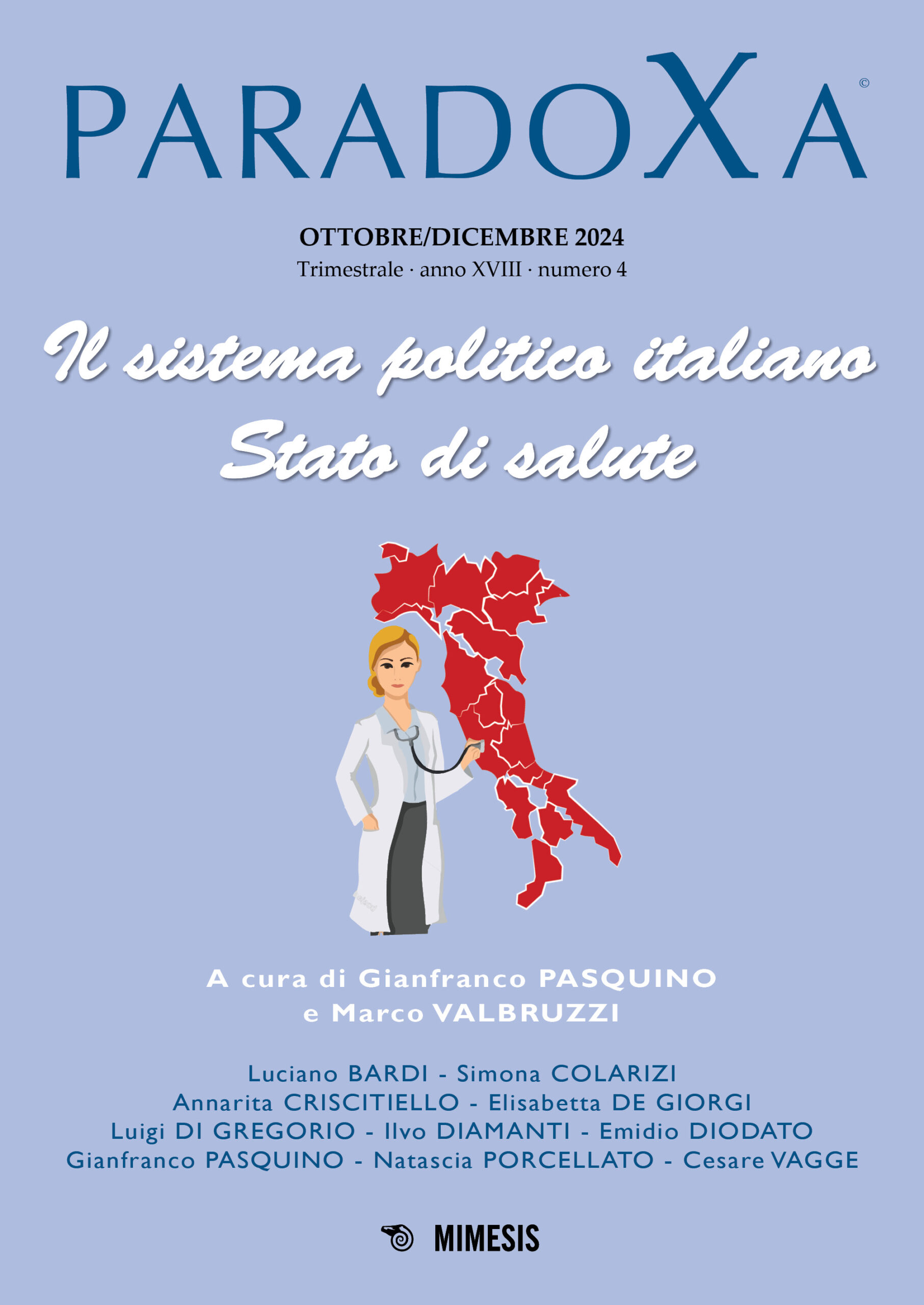 Paradoxa, Anno XVIII – Numero 4 – Ottobre/Dicembre 2024